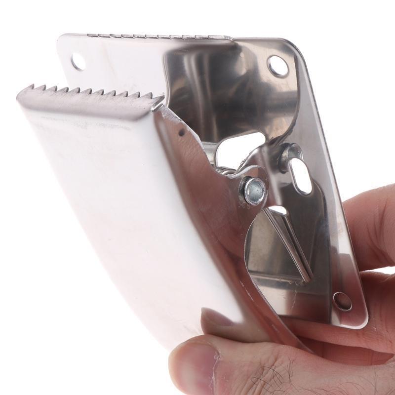 Stainless Steel Fish Fillet Clamp Deep-jaw Fish Tail Cutter Cleaning Tools