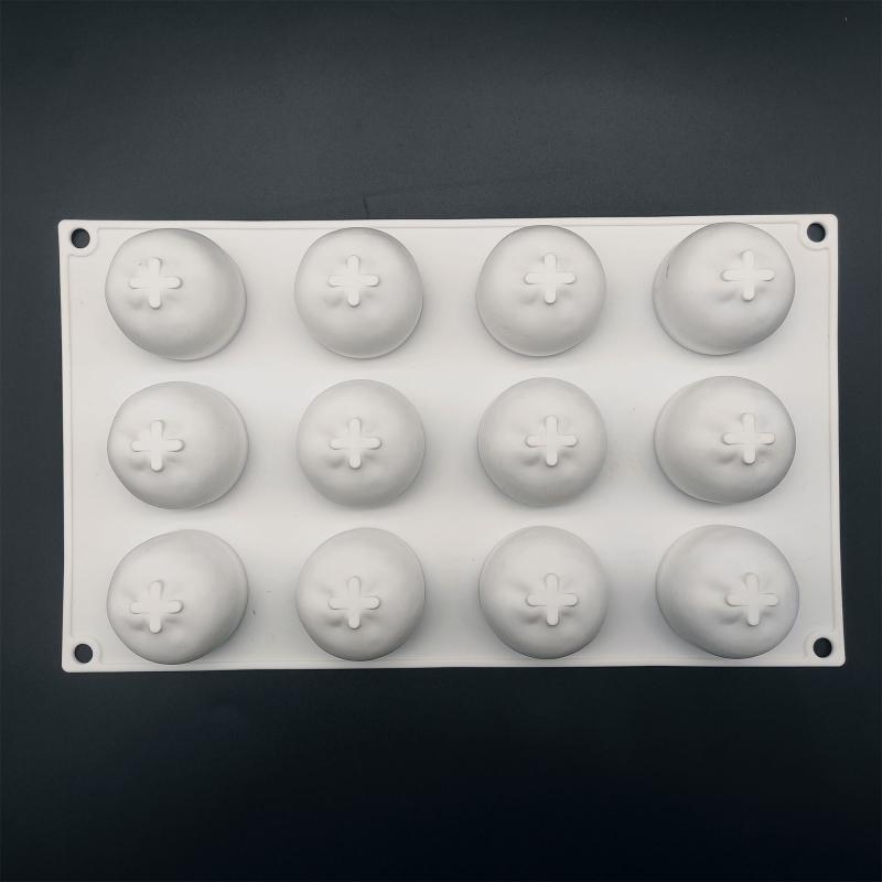12 Cups Non-stick Muffin Pan Orange Shape Baking Mould Cake Mould Cupcake Moulds