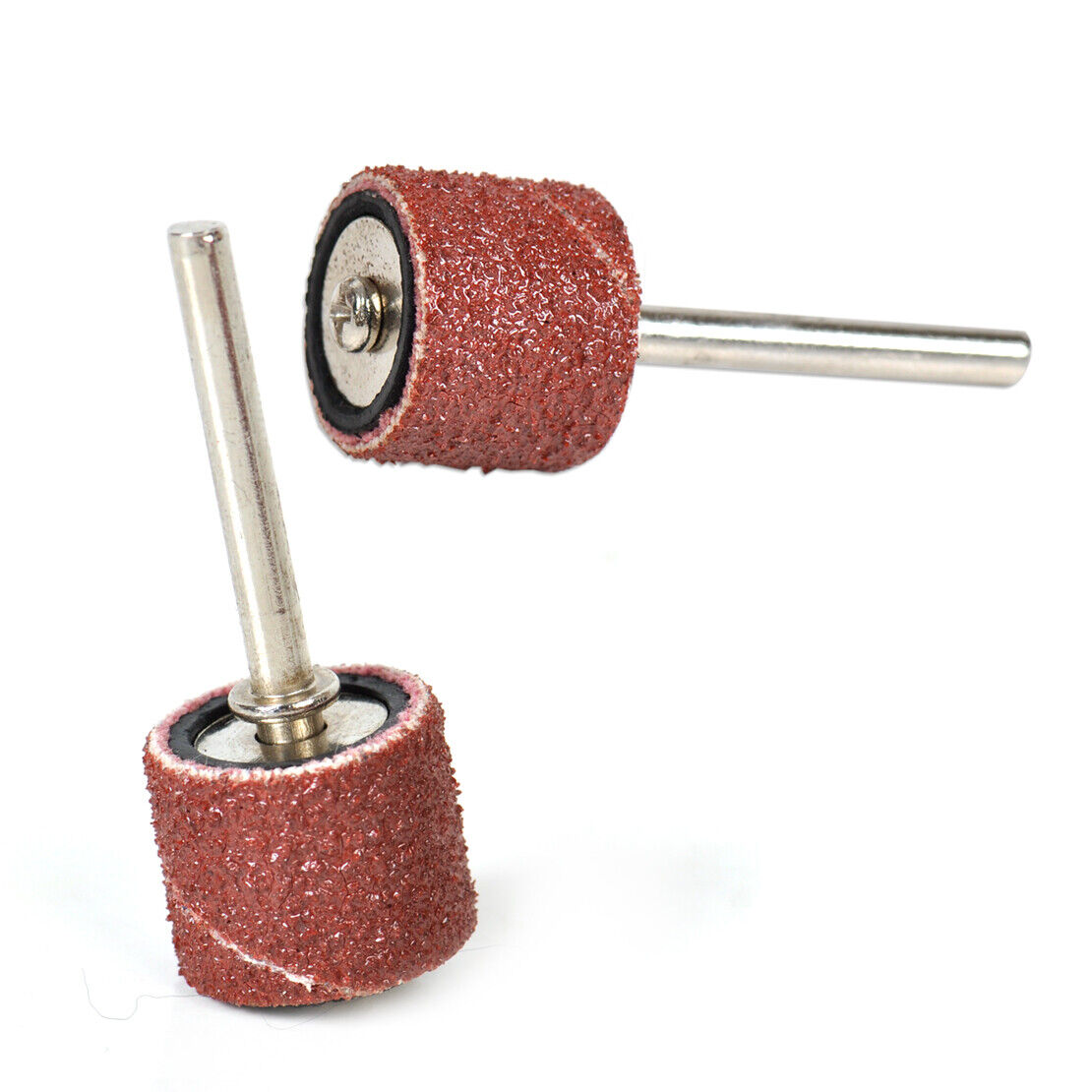100x80 Grit Sanding Band Drum w/2 Mandrel Sand Paper Rotary Drill Bit Li