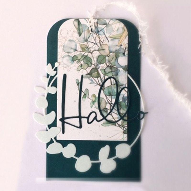 Hallo Metal Cutting Dies Stencil Scrapbooking DIY Album Stamp Paper Card Emboss