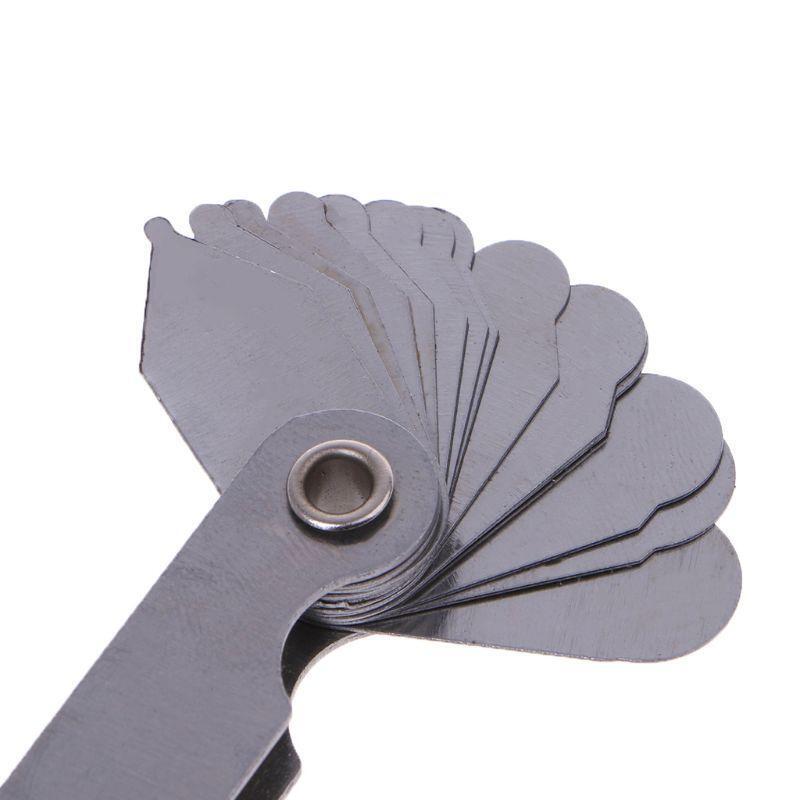 Fillet Gauge Radius Gauge Stainless Steel Radius Gauge Measuring Tool 1-6.5mm