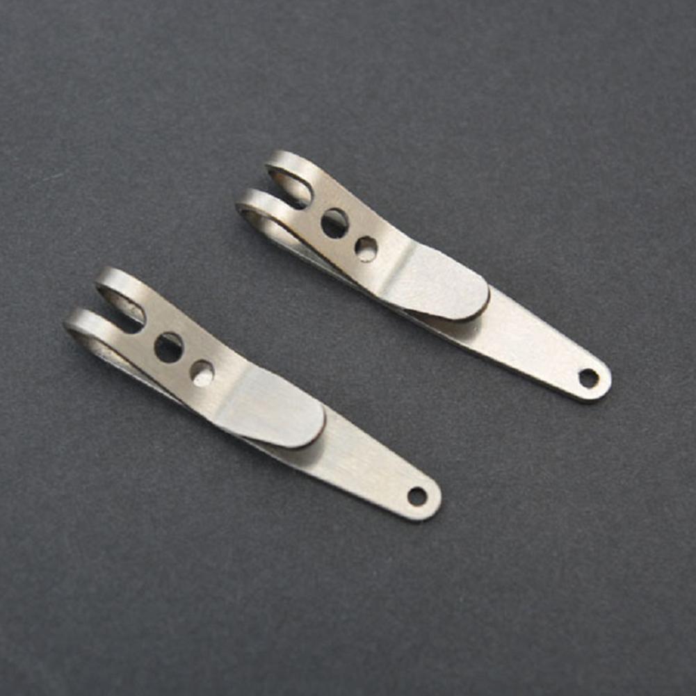 Mini Pocket Bag Suspension Clip Stainless Steel with Key Chain Carabiner