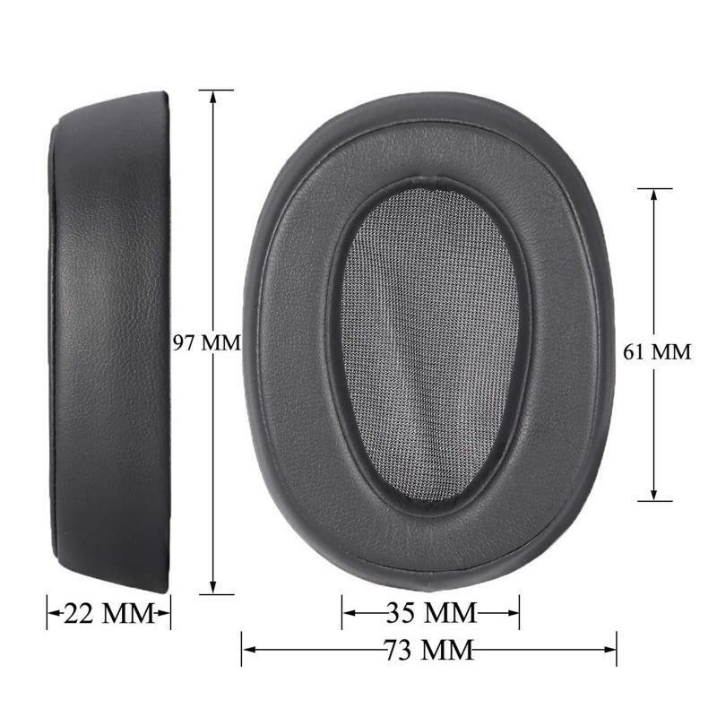 Easily Replaced Earmuffs forSony MDR-100ABN WH-H900N Headphone Earpad Spare Part
