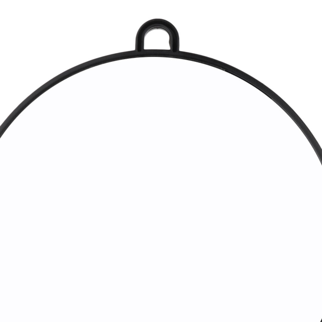 Large Round Makeup Mirror Professional Salon Cosmetics Handheld 27cm Dia