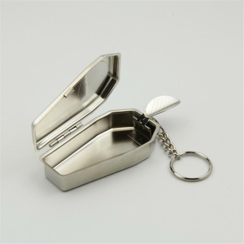 Mini Outdoor Ashtray Cigarette Keychain Smoking Ash Tray Christmas Gift