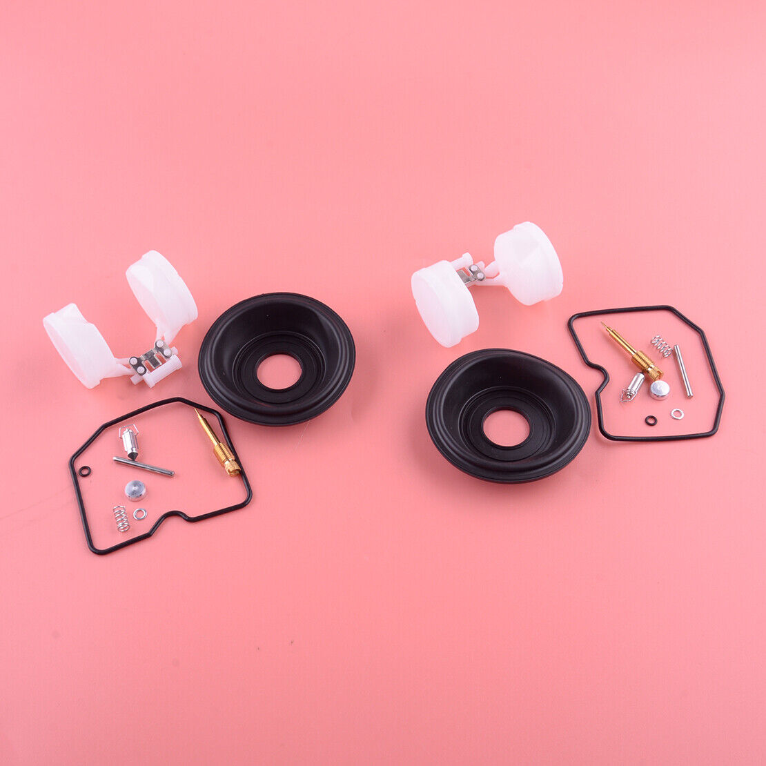 2x Carburetor Carb Rebuild Kit Diaphragm Fit For Kawasaki EX500D Ninja 500 500R