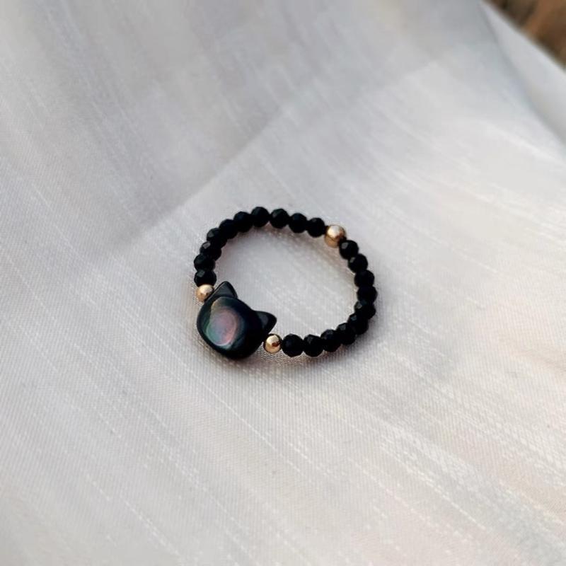 Cute Kitty Animal Ring Jewelry Gifts for Women Lovely Cats Animals Ring Jewelry