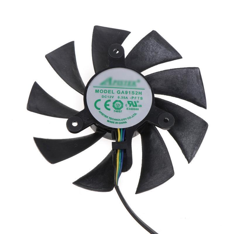 87mm GA92A2H 4Pin Graphics Card Fan For Zotac GeForce RTX 2070 SUPER Mini Cooler