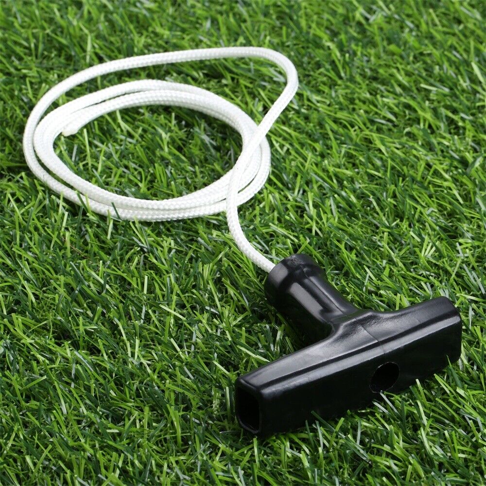 Universal Trimmer Parts Lawnmower Starter Pull Handle With Cord Line Rope Mower