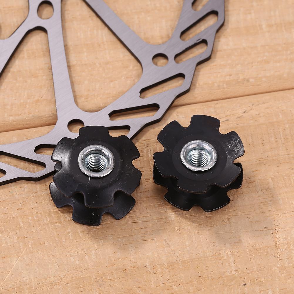 5pcs Bicyle Carbon Fiber Sunflower Core Front Fork Screw Bowl Sets for MTB