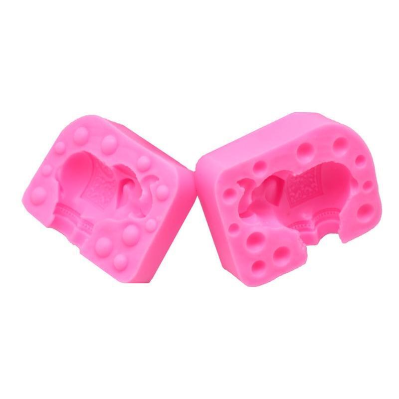 Cute Elephant Baby Animal Silicone Mold DIY Chocolate Cake Topper Decoration