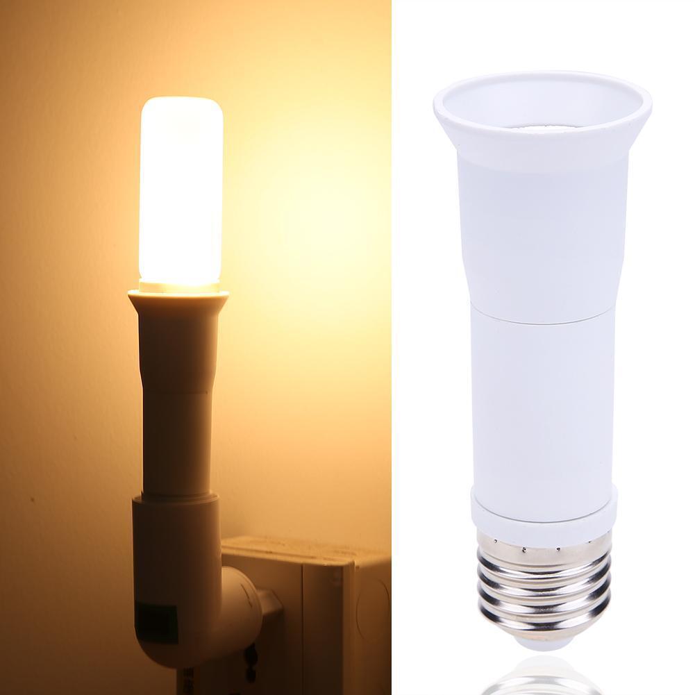 2pcs E27 to E27 Extension Adapter Light Bulb Lamp Socket Bulb Converter 60W
