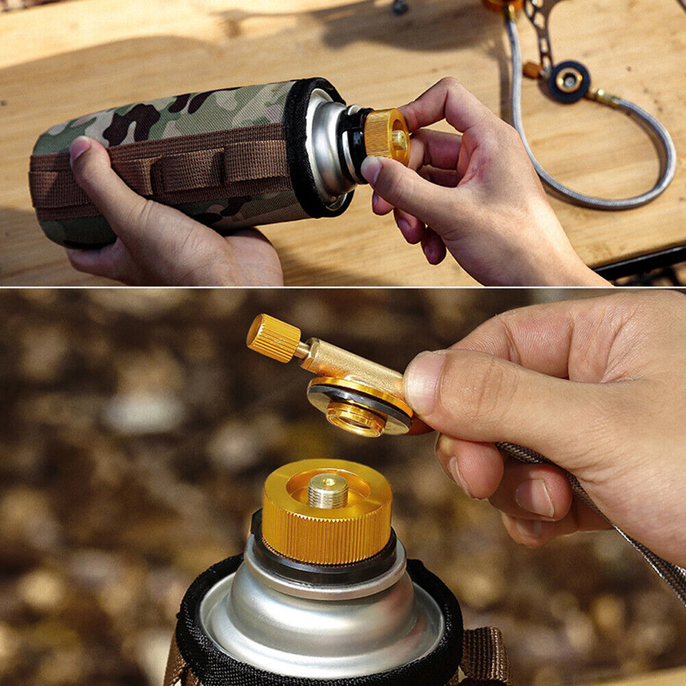 Outdoor Camping Aluminum Alloy Stove Adapter Portable Furnace Connector