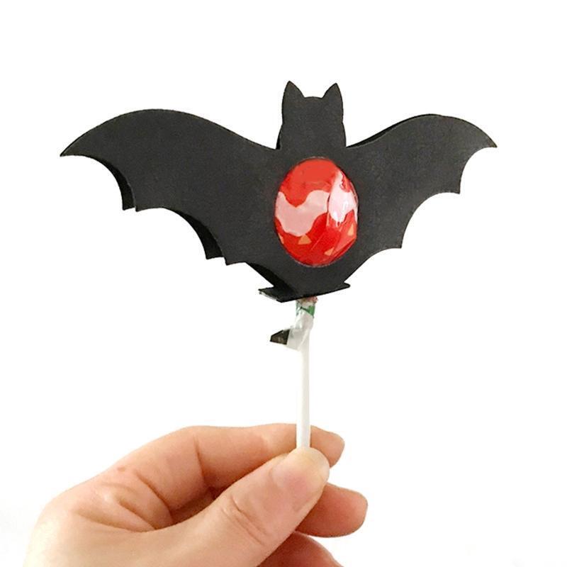 Halloween Bat Lollipop Holder Cutting Dies Photo Album Decoration Accessories