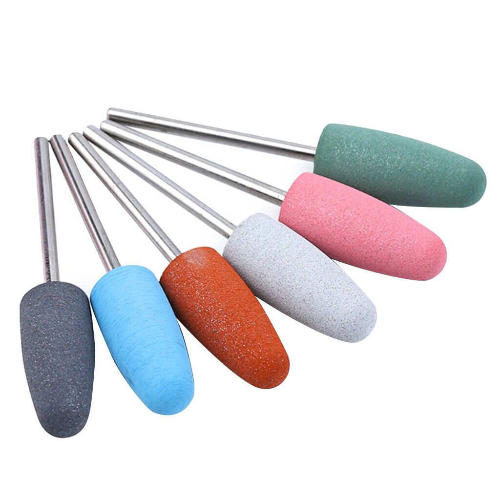 6pcs Silicone Polisher  Nail   For Electric Manicure