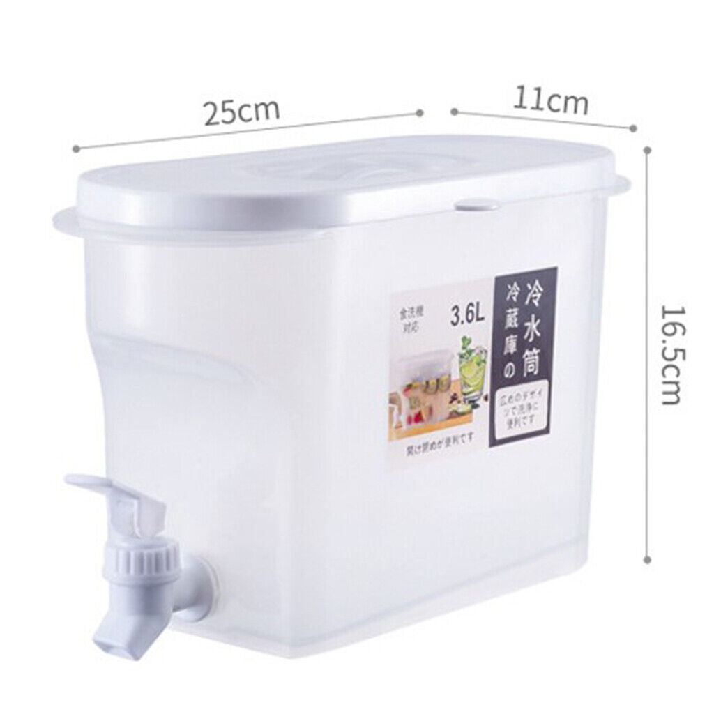 Cold Kettle Water Jug for Fruit Tea Summer Pitcher with Faucet BPA Free