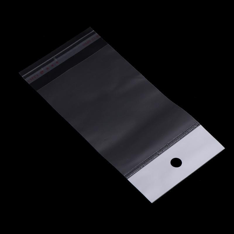 100Pieces Self Sealing Cellophane Bags Adhesive Seal Plastic Resealable Bags