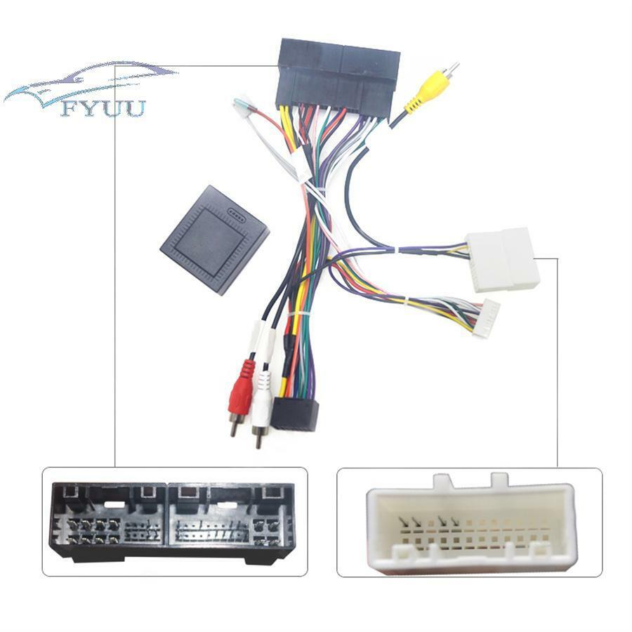 16Pin Android Audio Wiring Harness Adapter w/Canbus For Hyundai Elantra Santa Fe