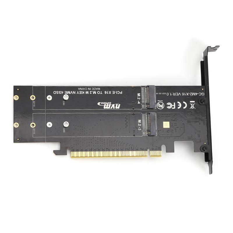 M.2 X16 to 4 Bays 4x NVME PCIE4.0 GEN3 Raid Card PCI-E M.2 X16 SSD Hard Drive