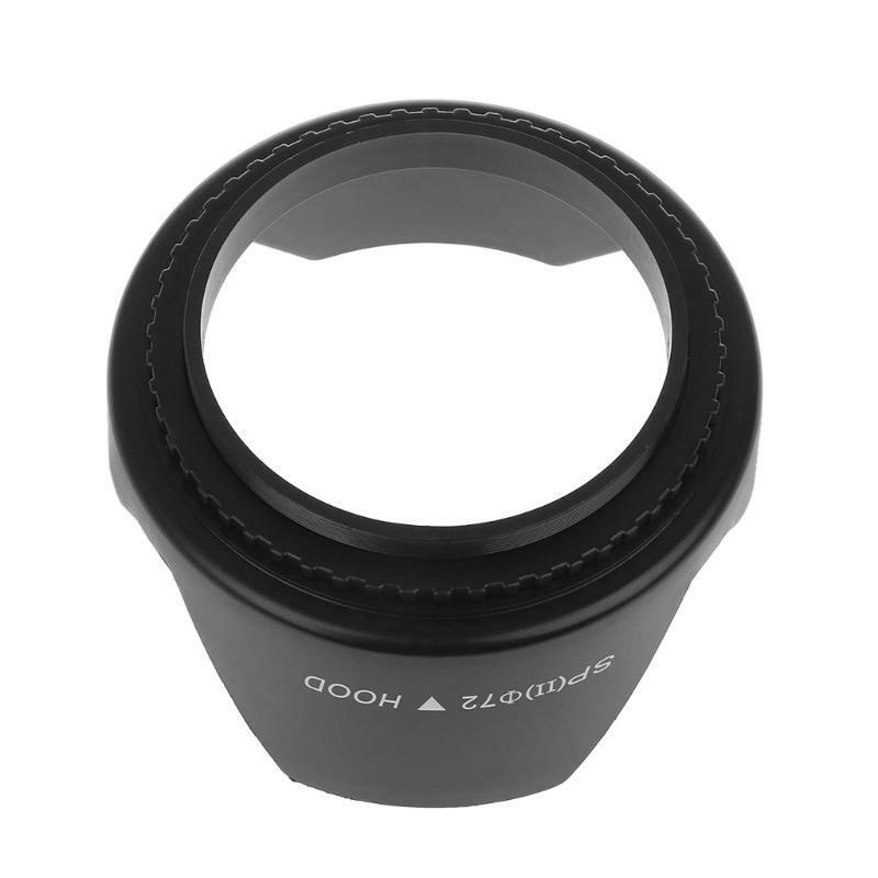 72mm Screwed Flower Petal Sunshade Lens Hood For Nikon Sony DSLR Camera