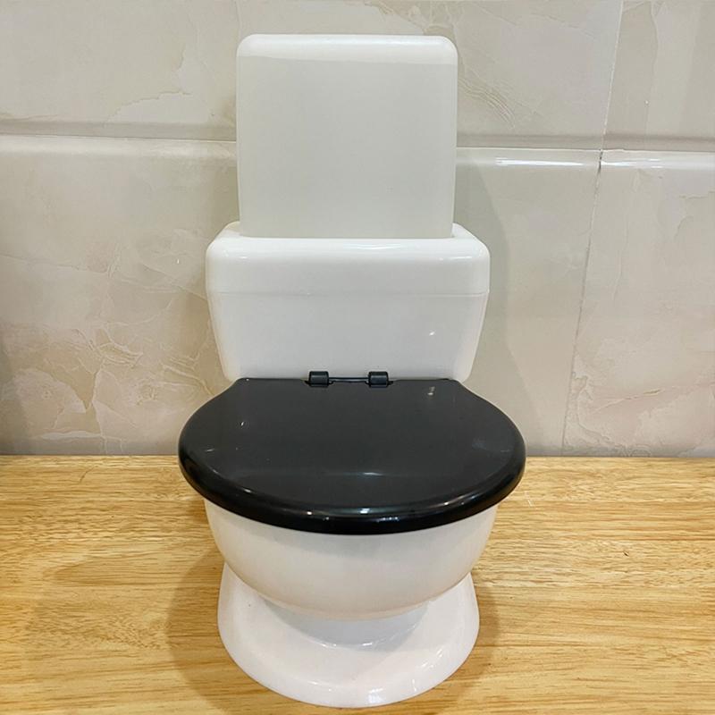 Cat Water Fountain Toilet Shape Gravity Fed Water Dispenser 650mL No Filter