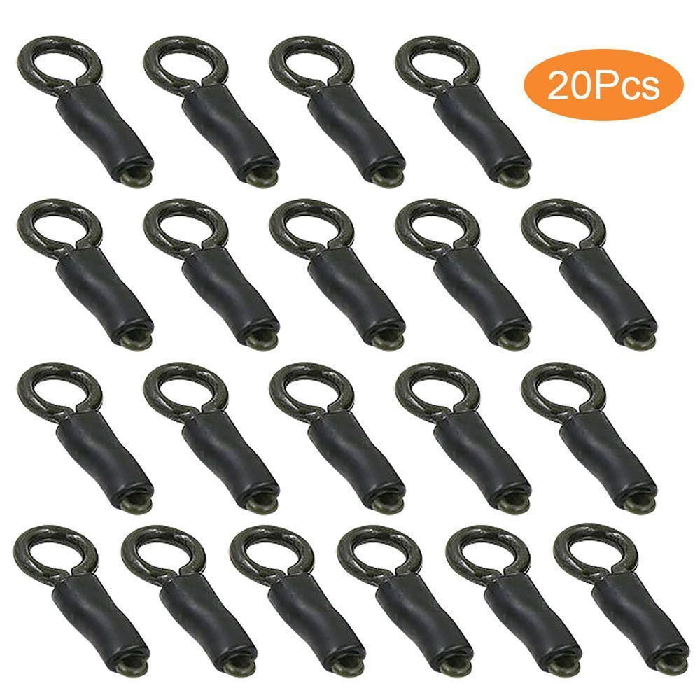 Accessories Tackle Rig Connector Back Lead Clips Silicone Sleeves Locking Tube
