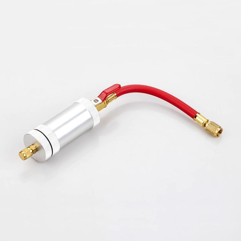 Quick Coupler 1/4" 1OZ Hand Turn Screw-in Coolant Filling Tube Injection Tool