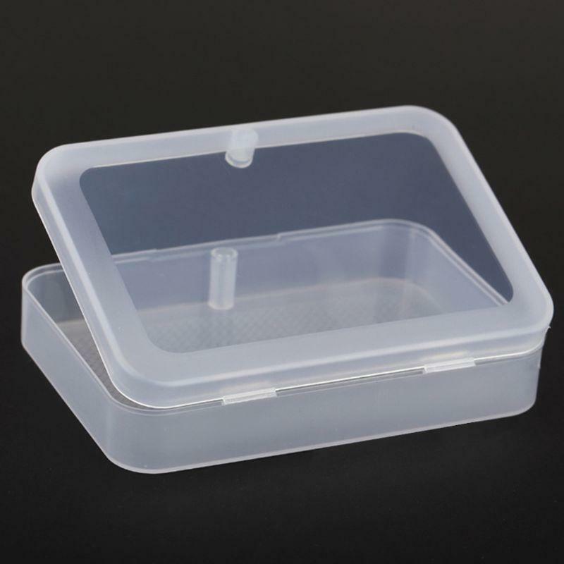 Trading Card Organizer Clear Card Case Empty Plastic Storage Box for Gaming Card