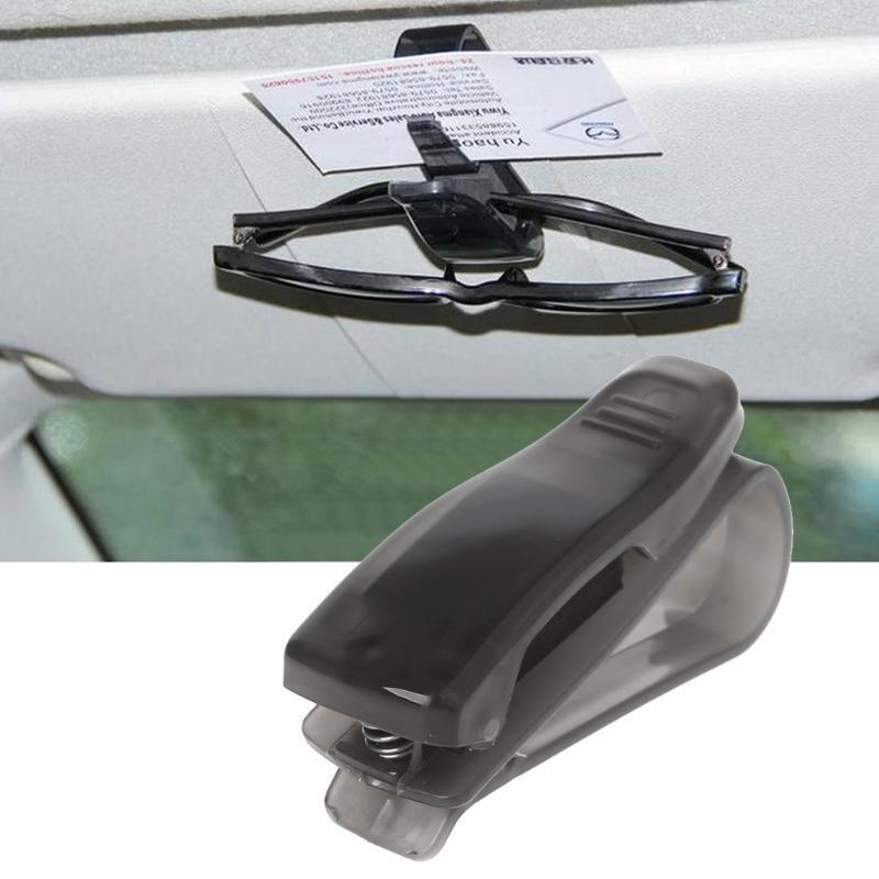 1pc New Car Visor Glasses Clip Sunglasses Business Bank Card Ticker Holder Clip