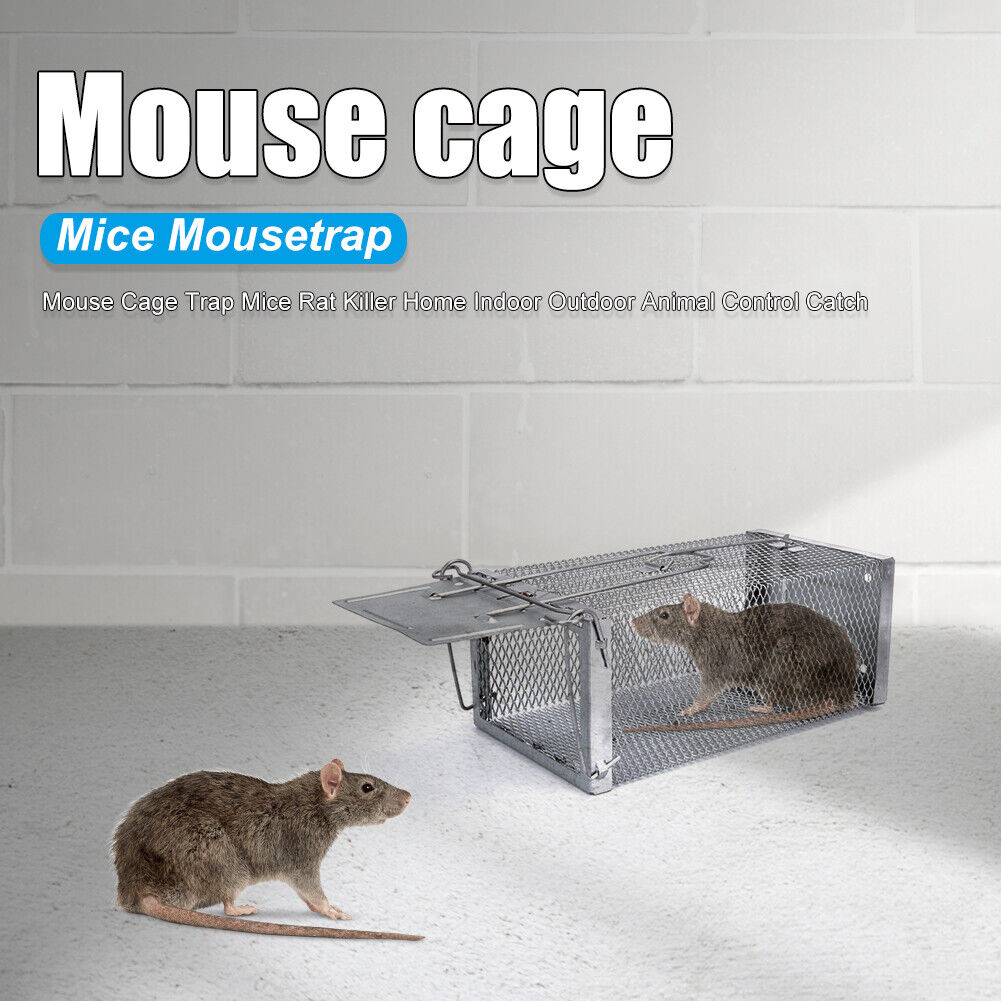 Mouse Cage Trap Mice Rat Killer Home Indoor Outdoor Animal Control Catch