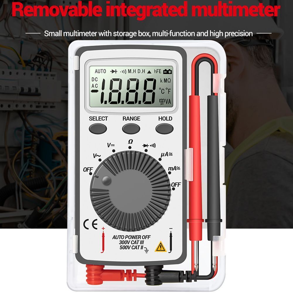 Voltage Tester Digital Mini Smart Multimeter Digital Profesional Meter True RMS