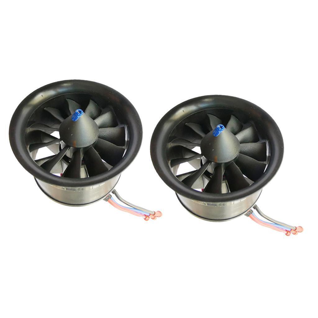 Set of 2 Duct Fan 4900KV For EDF Brushless Motor RC