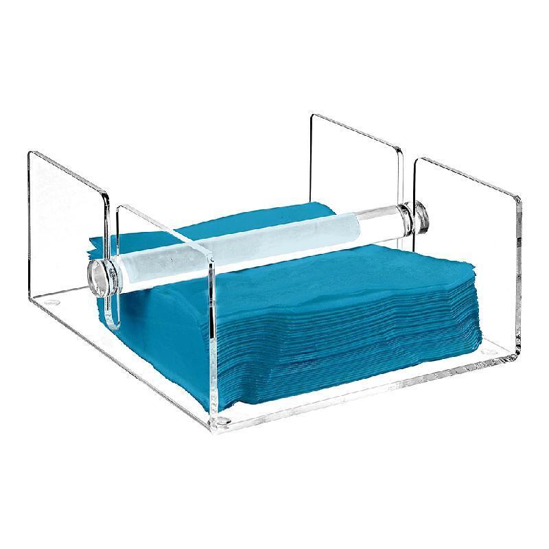 Acrylic Guest Towel Napkin Holder Clear Paper Hand Towels Storage Tray Decoratio