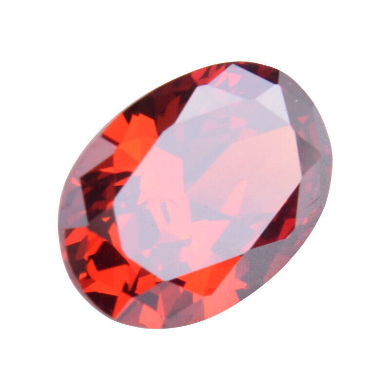 Gem Beautiful Oval Shapeation 13x18mm Zircon Red Ruby Unheated Cut Lid