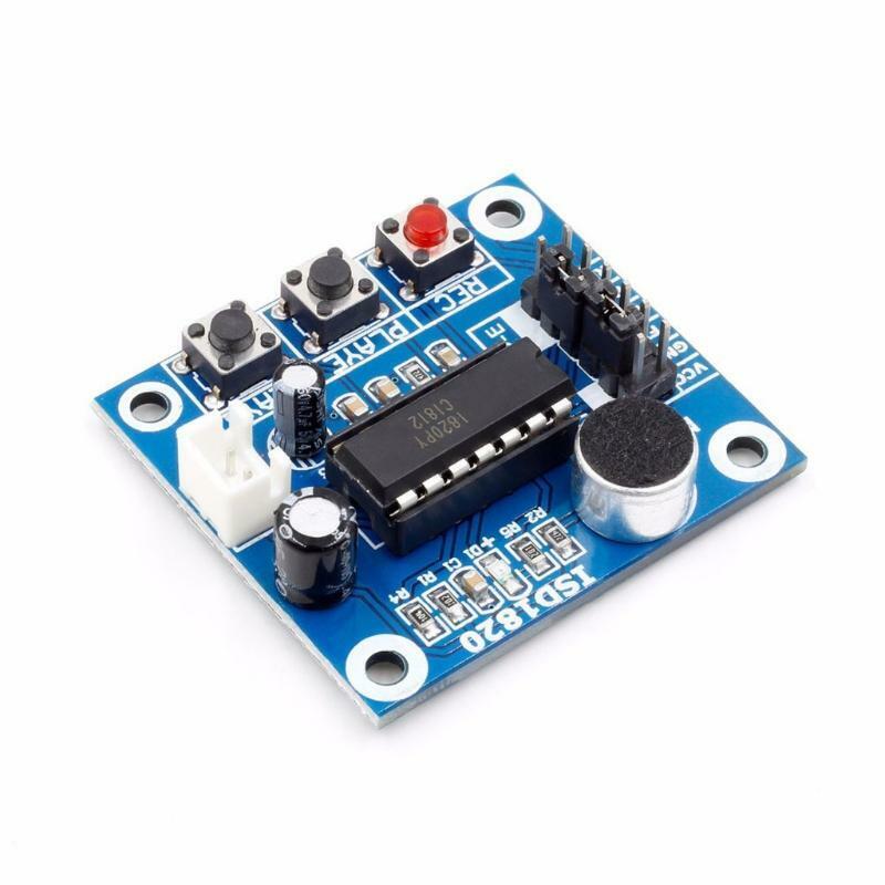 ISD1820 Playback Module Sound Recorder Board with Microphone Audio Loudspeaker