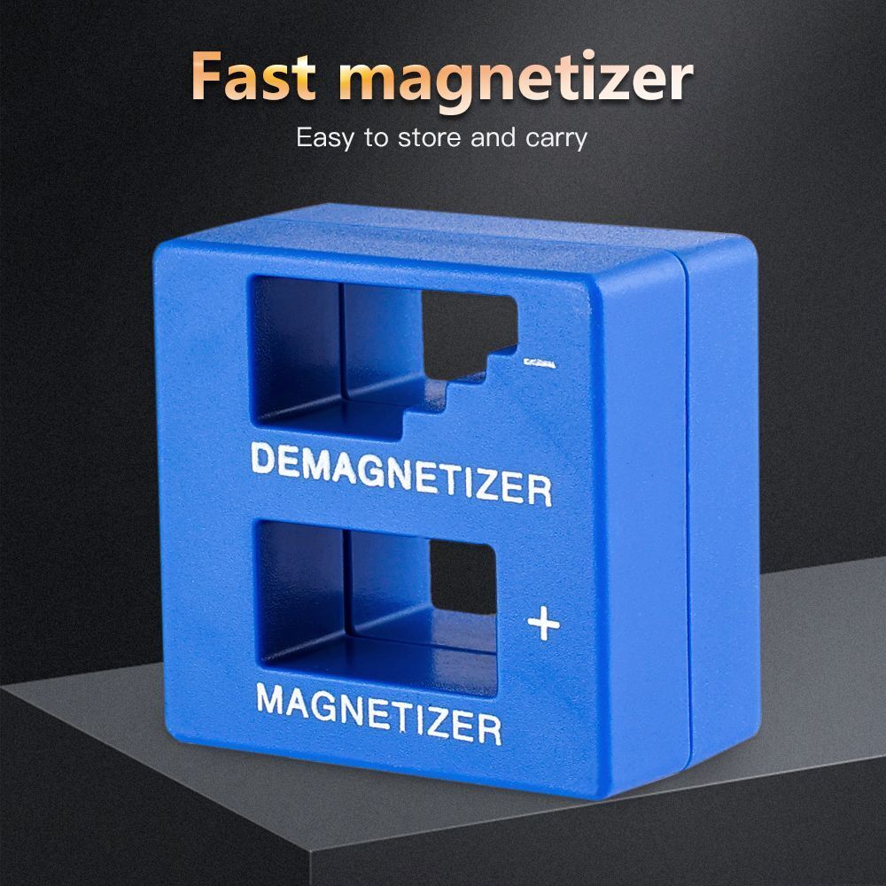 Blue Durable Screwdriver Magnetizer Demagnetizer Tool Screwdriver Tool Magnetic