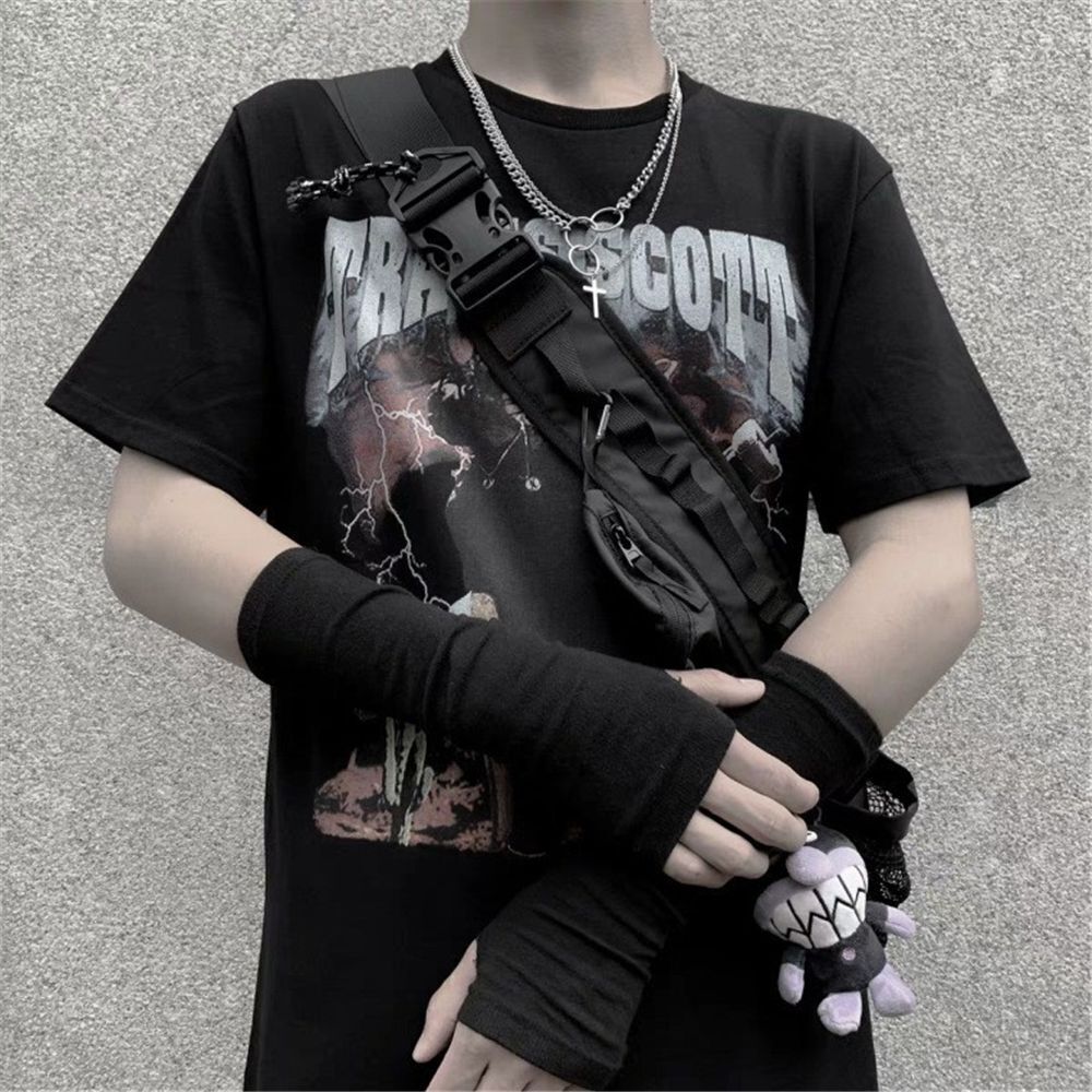 Party Jewelry Collar Hip Hop Gothic Chain Necklace Cross Punk Choker Pendant