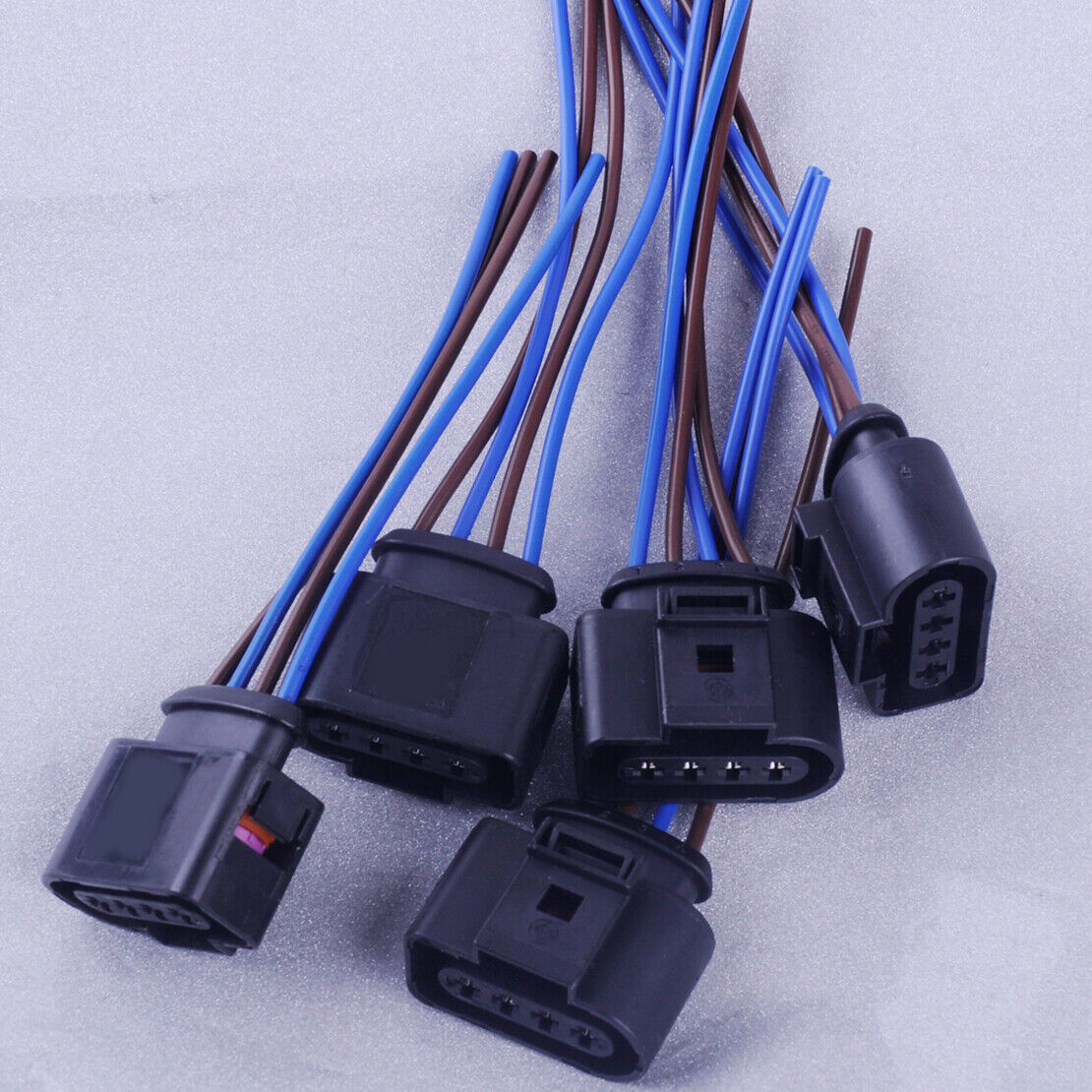 6X Ignition Coil Connector Plug fit for VW Beetle Golf Jetta Passat Touareg Li