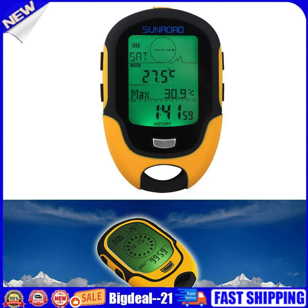 Waterproof FR500 Multifunction LCD Digital Altimeter Barometer Compass