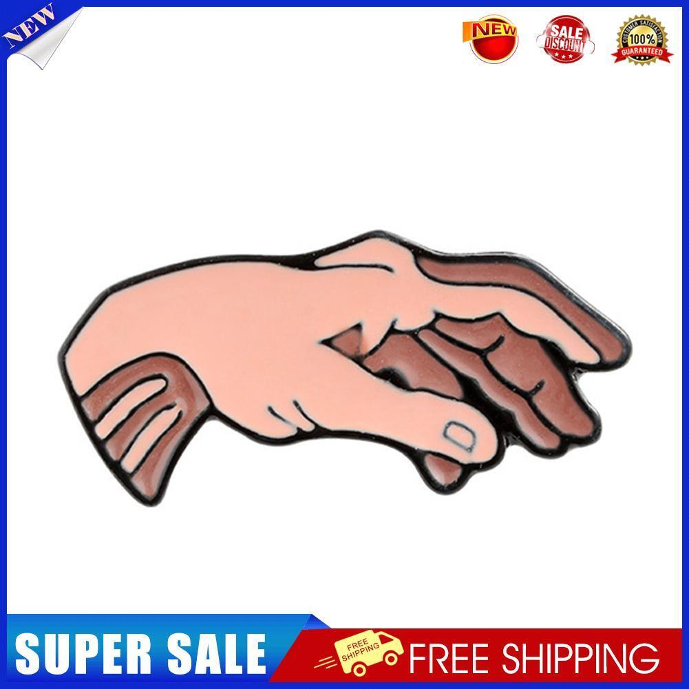 Cartoon Hand Enamel Lapel Badges Causal Brooches Pin for Women Men (XZ2626)