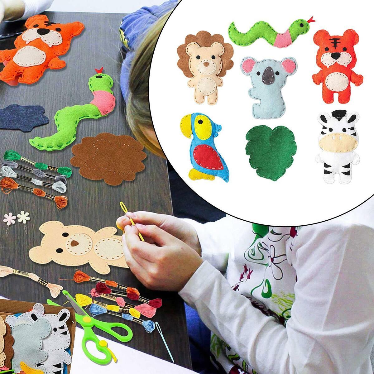 Animals Sewing Craft Kit  Creative   Educational Sewing Set