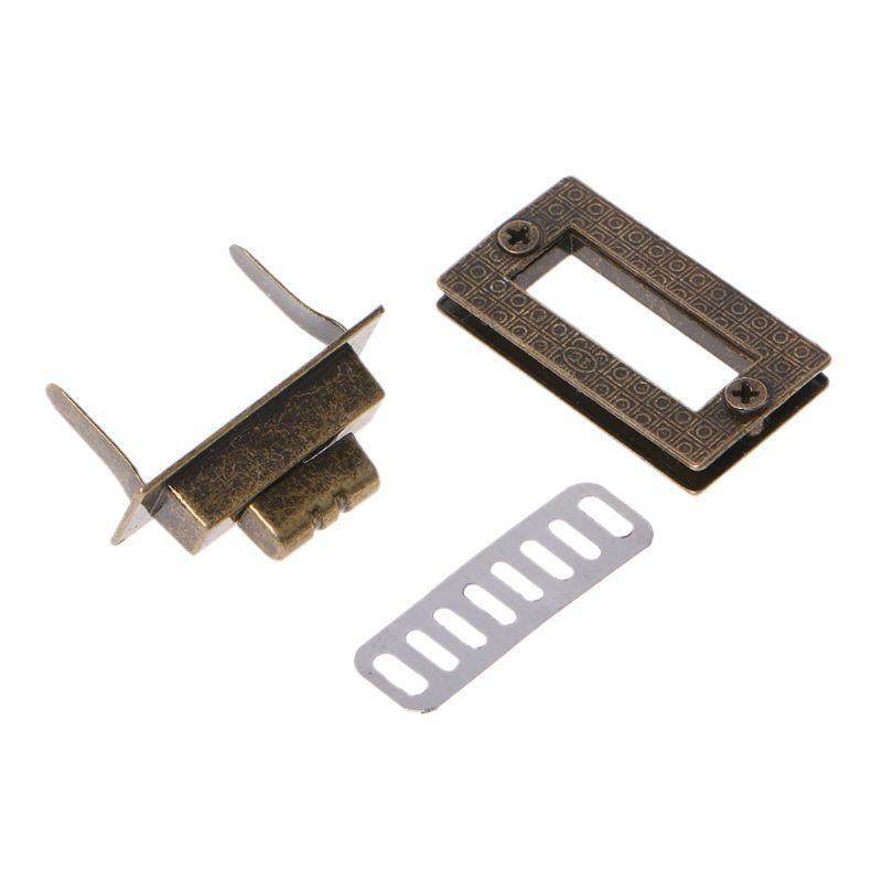 New Metal Clasp Turn Lock Twist Lock for DIY Handbag Craft Bag Purse Hardware