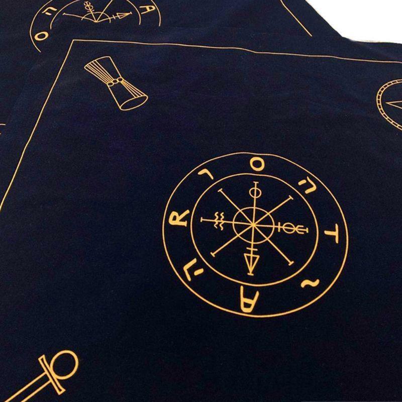 Altar Tarot Cloth Velvet Tarot Cards Tablecloth with Bag Board Game Accessories