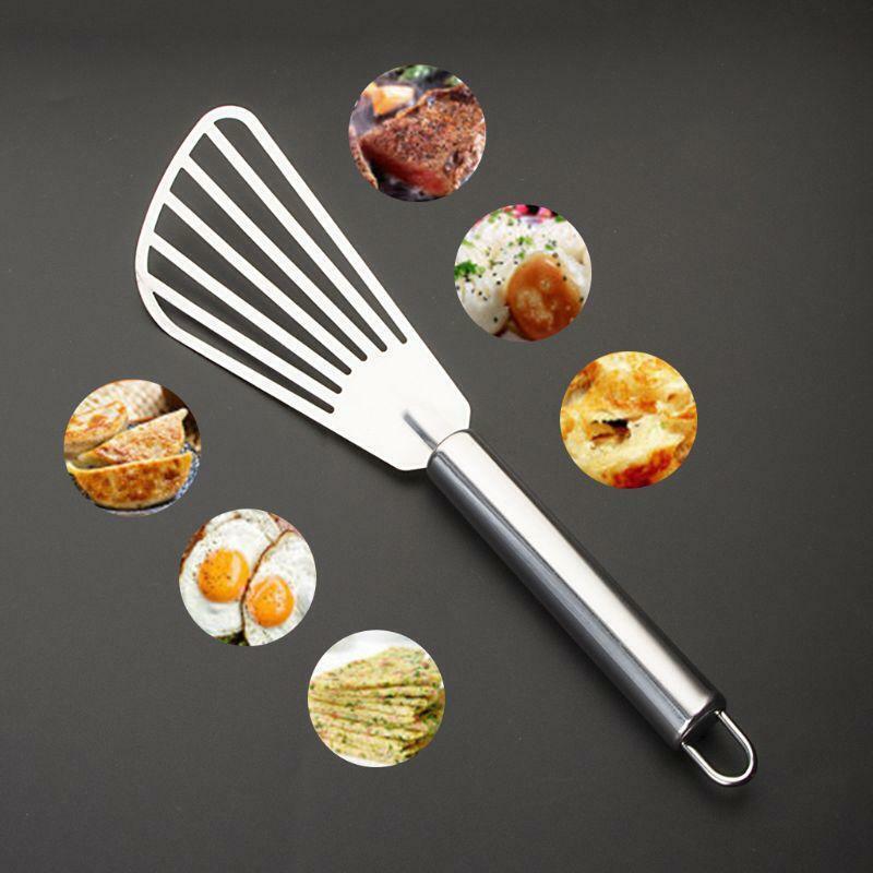 Stainless Steel Cooking Fish Spatula Professional Flexible Spatula Non-stick