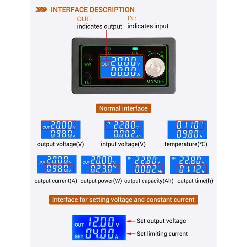 DC to DC Adjustable Voltage Regulator Step Down Module Voltage Stabilizer