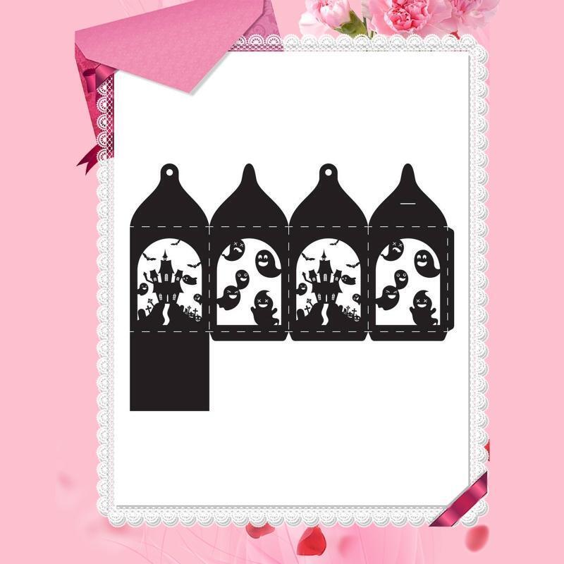 Ghost Gift Box Cutting Dies Photo Album Decoration Accessories DIY Crafts
