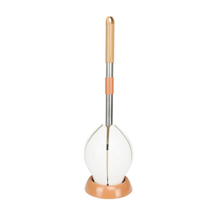 Automatic Opening and Closing Toilet Brush&holder for Bathroom Save Place Design