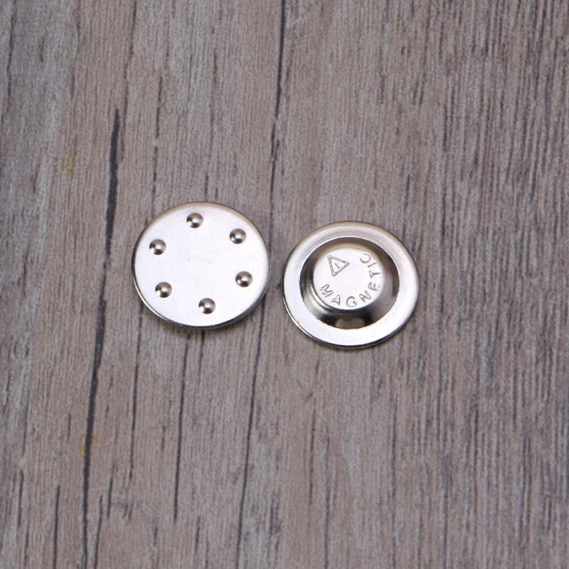 Magnetic Name Badge Buckle Round Name Badge Brooch Magnetic Buckle for Office
