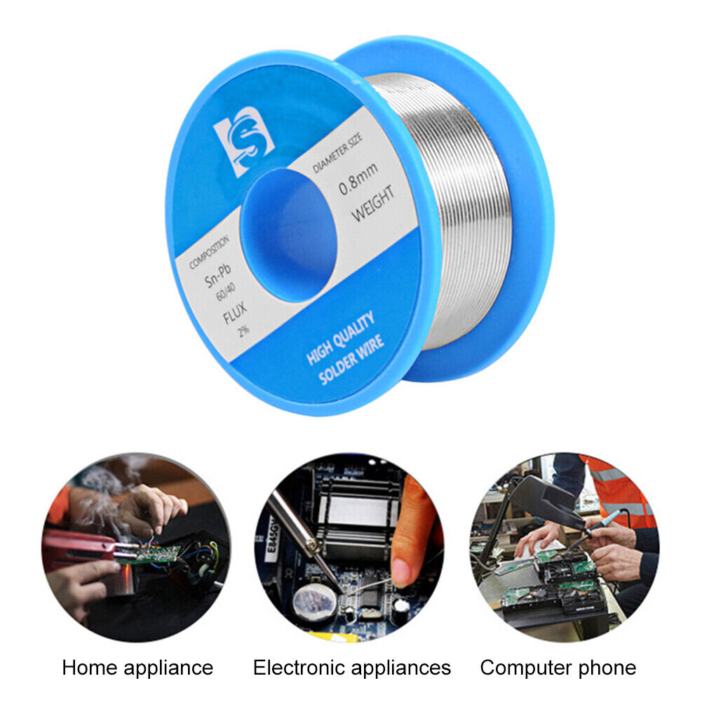 60/40 Low Melting Point Tin Wire 50g 0.8mm High Purity Solder Wire Roll