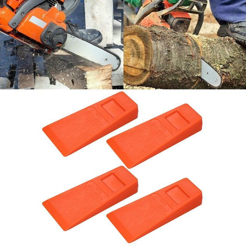 4 Pcs Wood Cutting Wedge Felling Wedge Felled Chock Tree Cutting Wedge Tree Cut